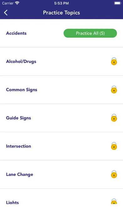 DMV Practice Test • Maine应用截图
