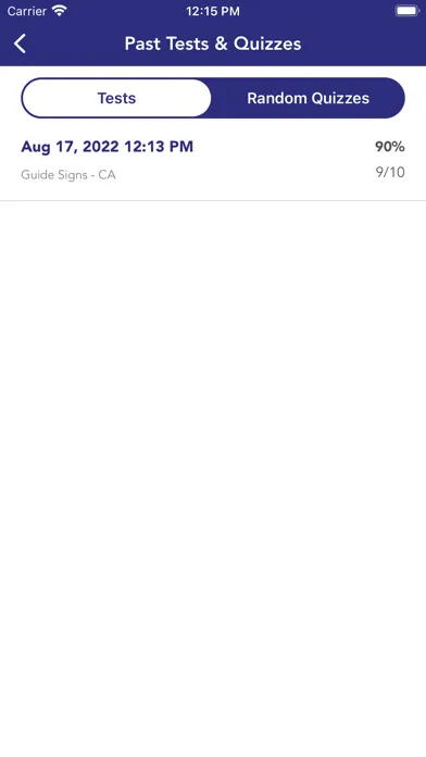 ภาพหน้าจอของ DMV Practice Test • Oregon
