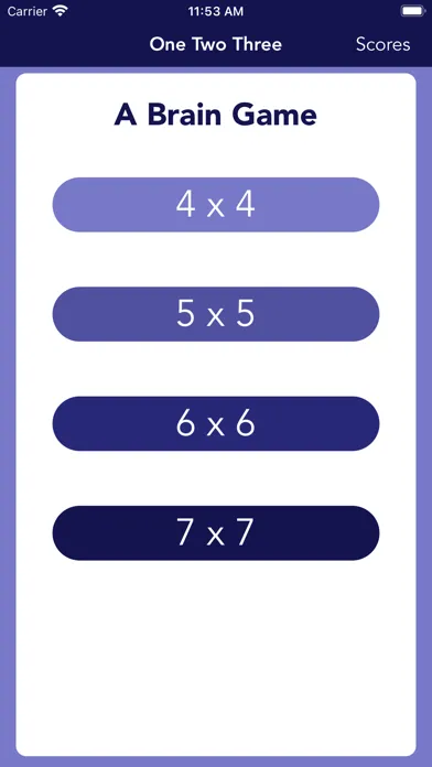 Brain Game - One Two Three स्क्रीनशॉट
