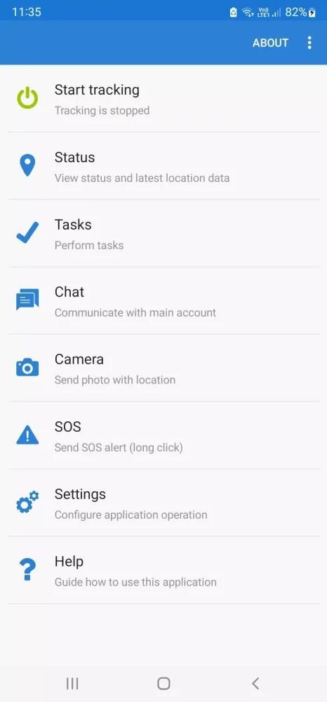 GPS Tracker স্ক্রিনশট