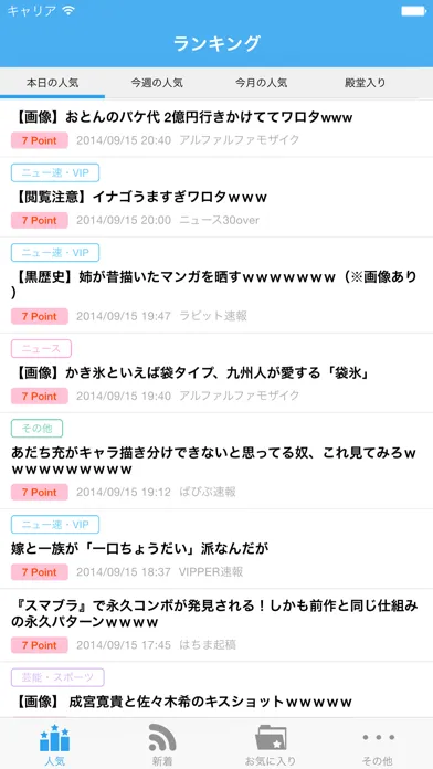 Screenshot di 軽量！2chまとめ