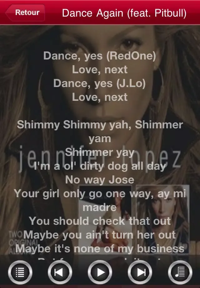 Paroles de chansons Screenshots