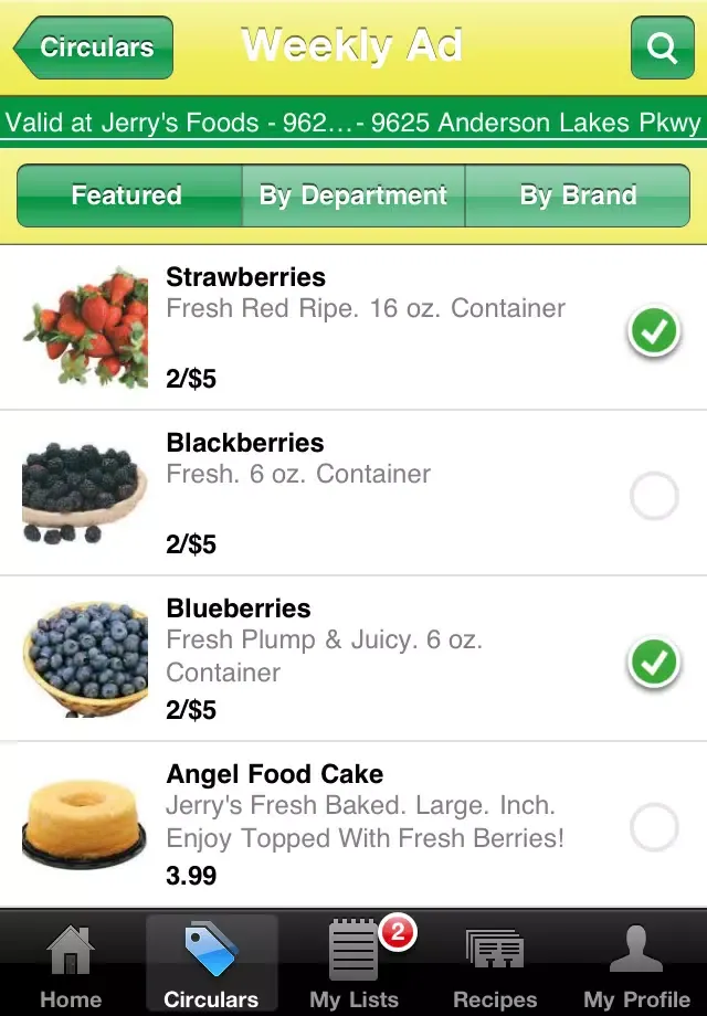 Jerry’s Foods Screenshots