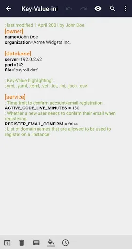Tangkapan layar Markor: Edit Markdown offline