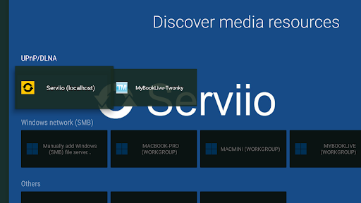 Vimu Media Player for TV скриншоты приложения1