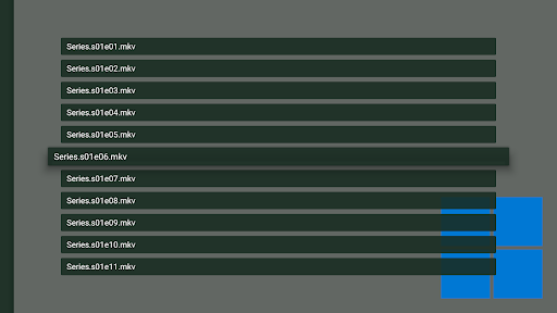 Vimu Media Player for TV скриншоты приложения4