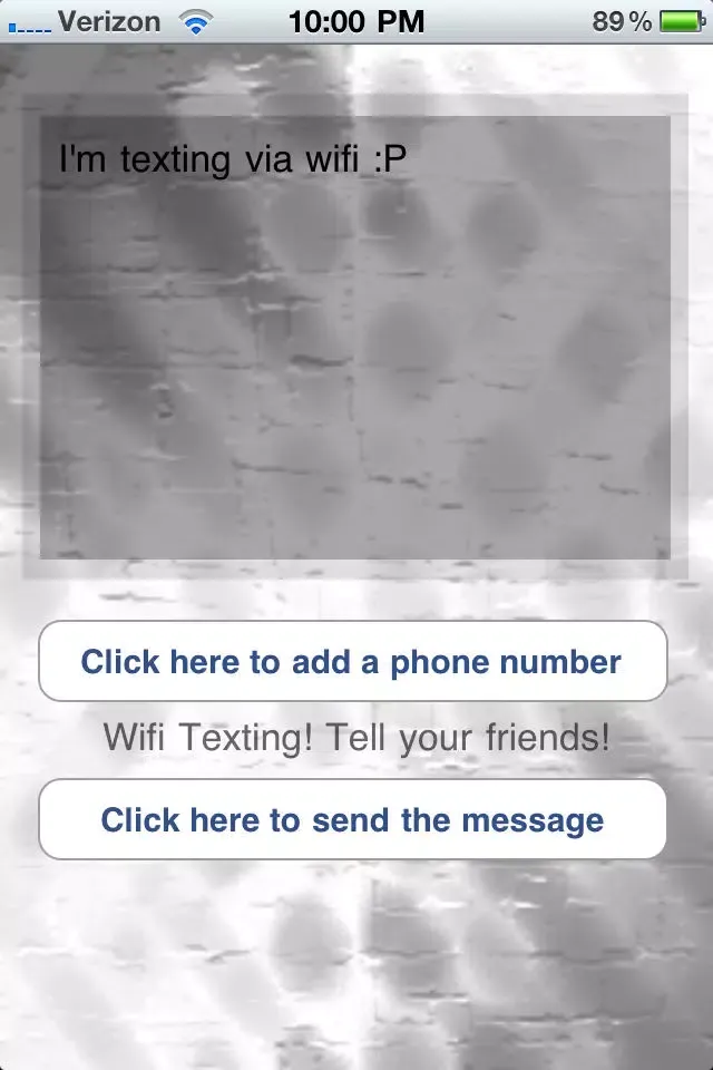 Wifi Texting Screenshots