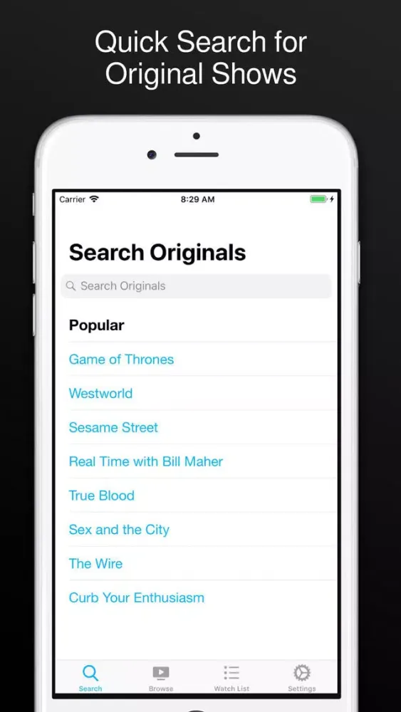 Originals Now for HBO スクリーンショット