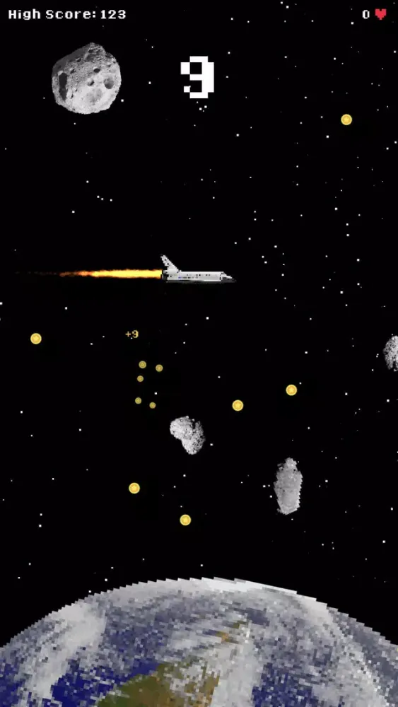 Deadly Space: Avoid Asteroids スクリーンショット
