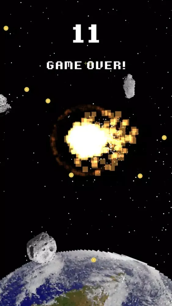 Deadly Space: Avoid Asteroids スクリーンショット