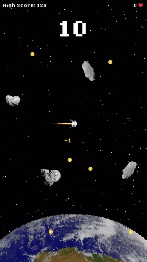 Deadly Space: Avoid Asteroids スクリーンショット