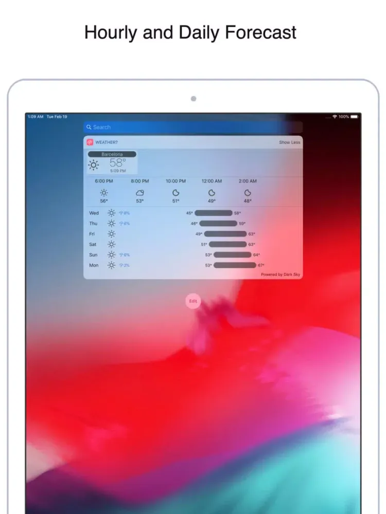 Ảnh chụp màn hình của Weather? World Weather & Clock iPad 