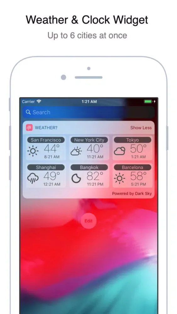 Ảnh chụp màn hình của Weather? World Weather & Clock