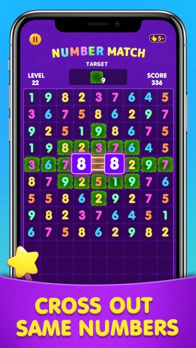 Number Match: Ten Crush Puzzle سکرین شاٹس