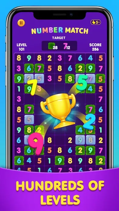 Number Match: Ten Crush Puzzle سکرین شاٹس