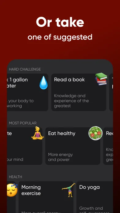 Hard challenge: Daily Habits应用截图