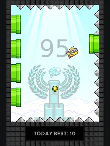 Flapping Cage: Avoid Spikes iPad  Screenshots