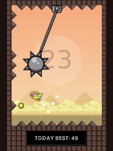 Flapping Cage: Avoid Spikes iPad  Screenshots