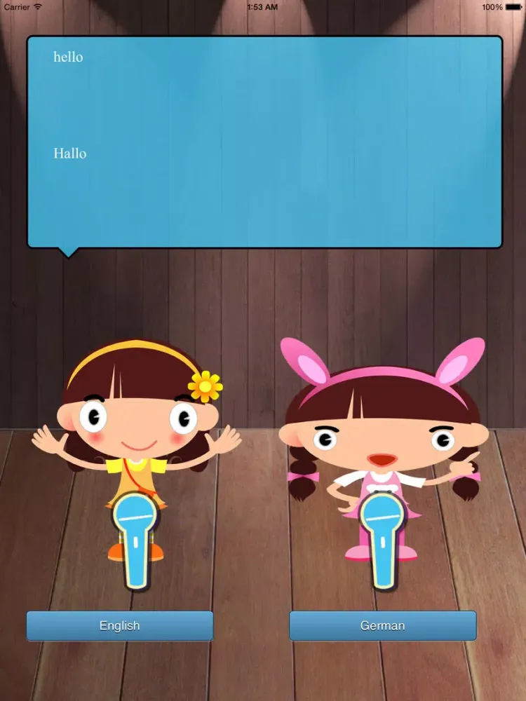 translator for kid iPad 應用截圖