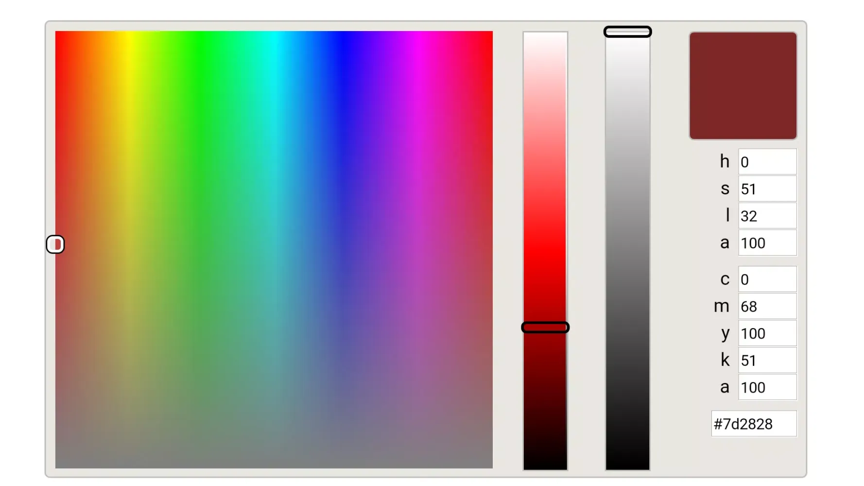 Tangkapan layar color picker (color search)
