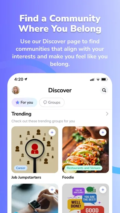Скриншоты Heyday Messenger