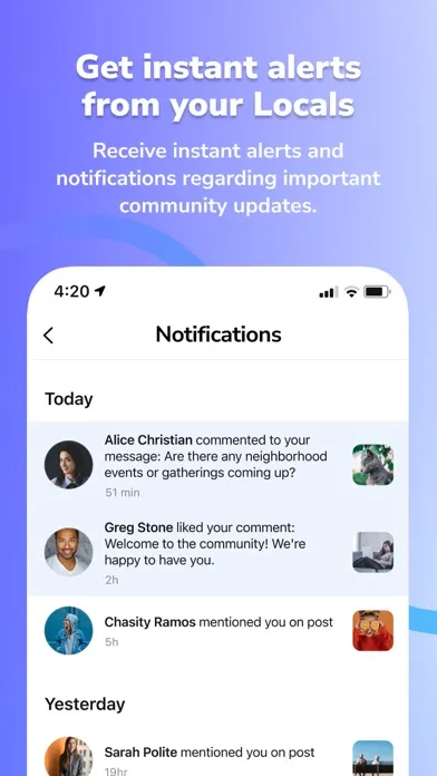 Скриншоты Heyday Messenger