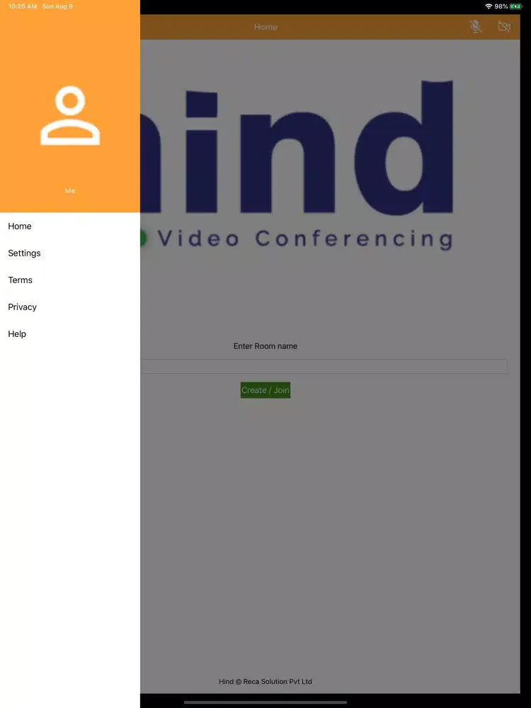 Tangkapan skrin Hind iPad 