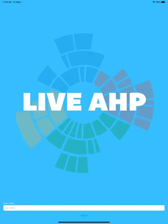 Tangkapan skrin LIVE AHP iPad 
