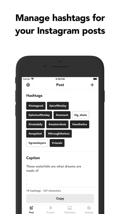 Скриншоты Hashtag Manager for Social