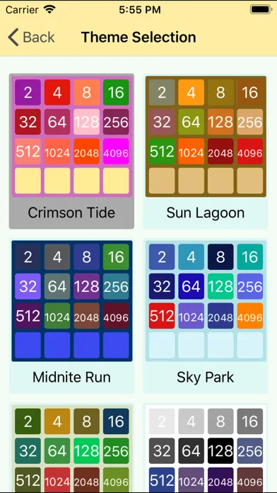 Power 2048 スクリーンショット