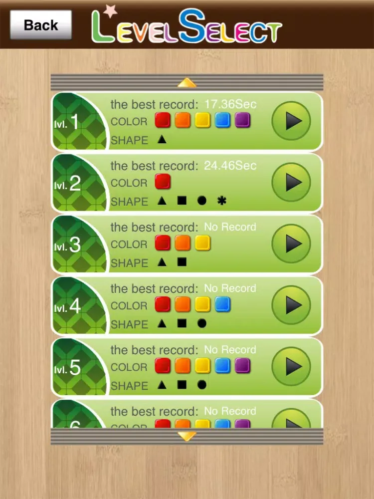 Screenshot di ColorShape puzzle-Speed iPad 