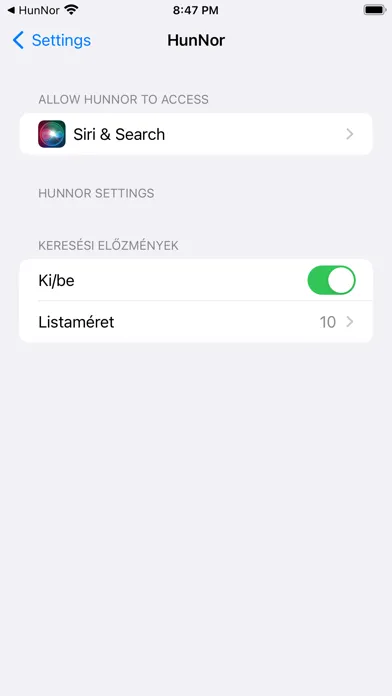 HunNor سکرین شاٹس