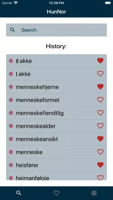 HunNor Dictionary Screenshots