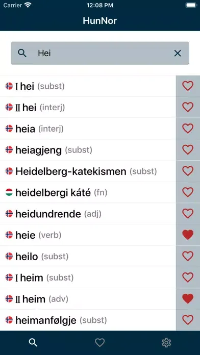 HunNor Dictionary Screenshots