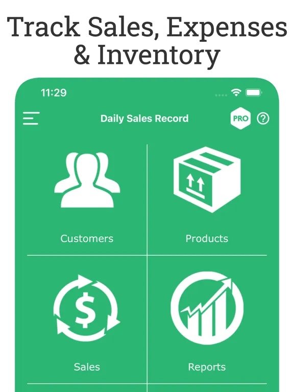 Screenshot di Daily Sales Record - POS, CRM iPad 