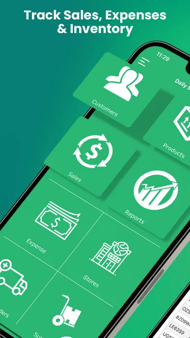 Screenshot di Daily Sales Record - POS, CRM