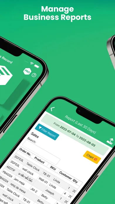Screenshot di Daily Sales Record - POS, CRM