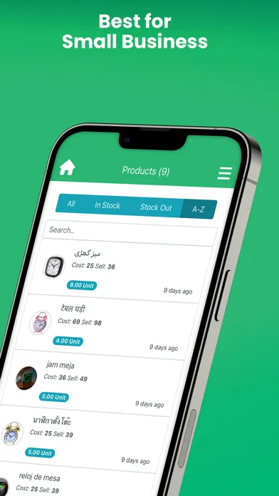 Screenshot di Daily Sales Record - POS, CRM