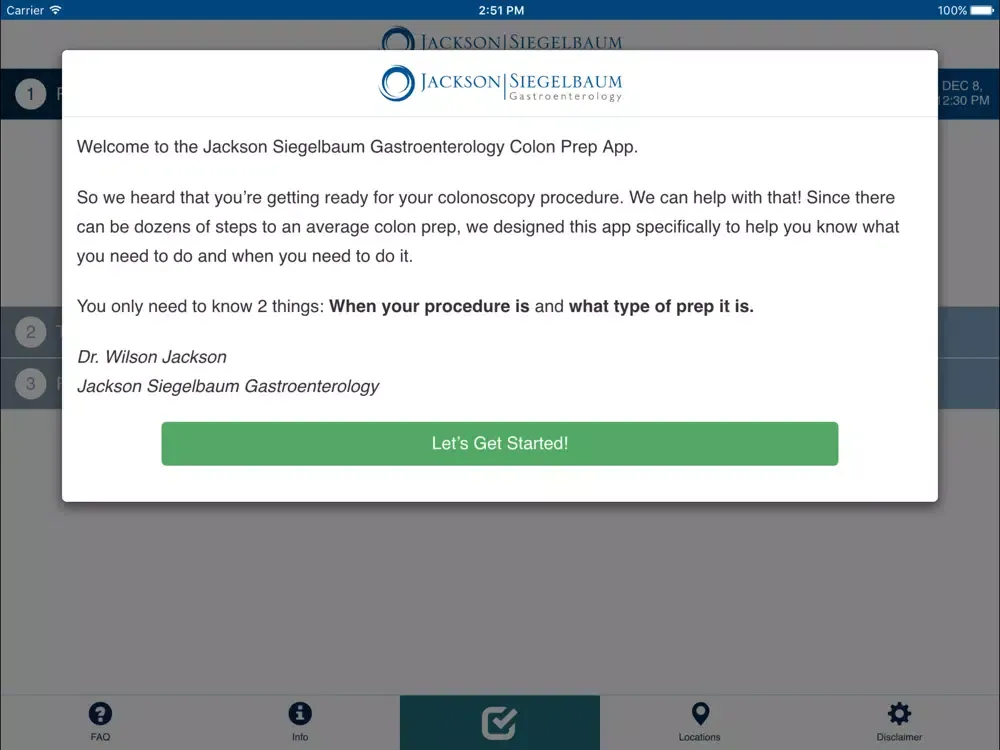 تصاویر JSG Colon Prep iPad 