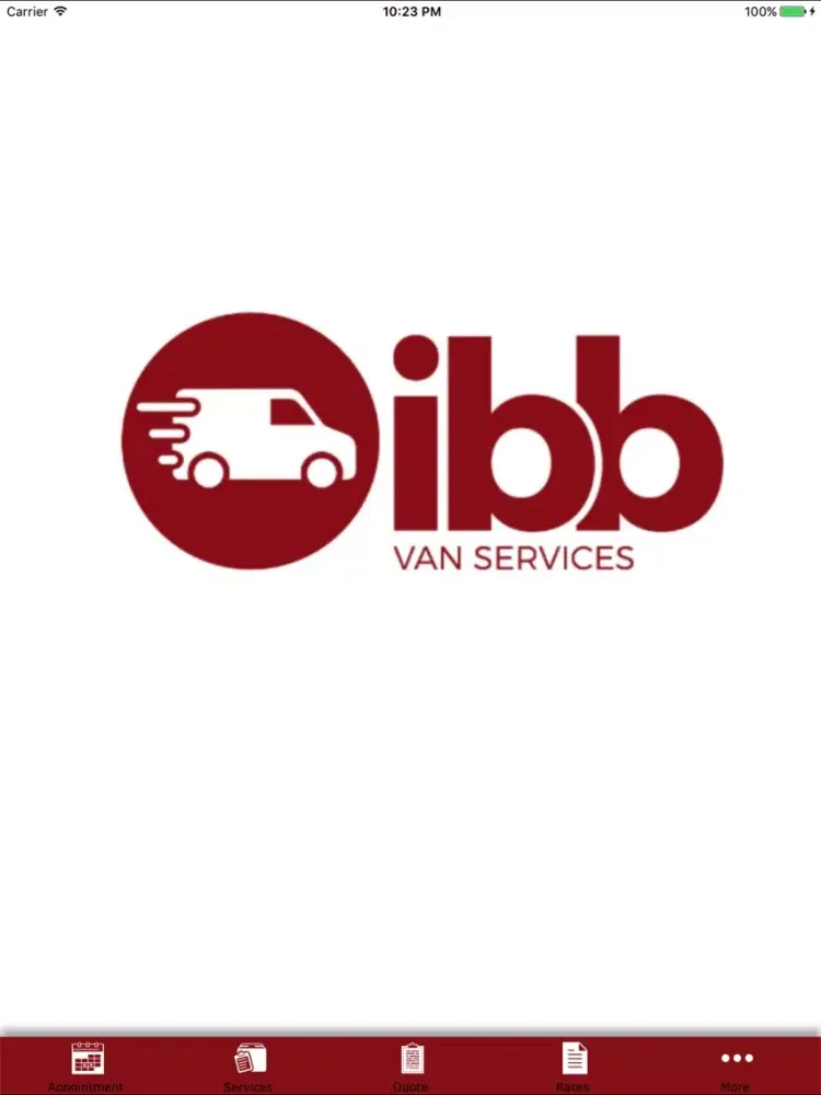 Screenshot di IBB Van Services iPad 