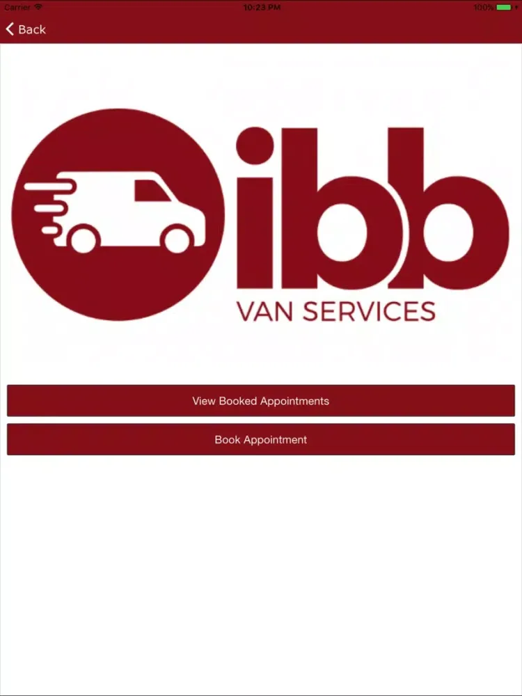Screenshot di IBB Van Services iPad 