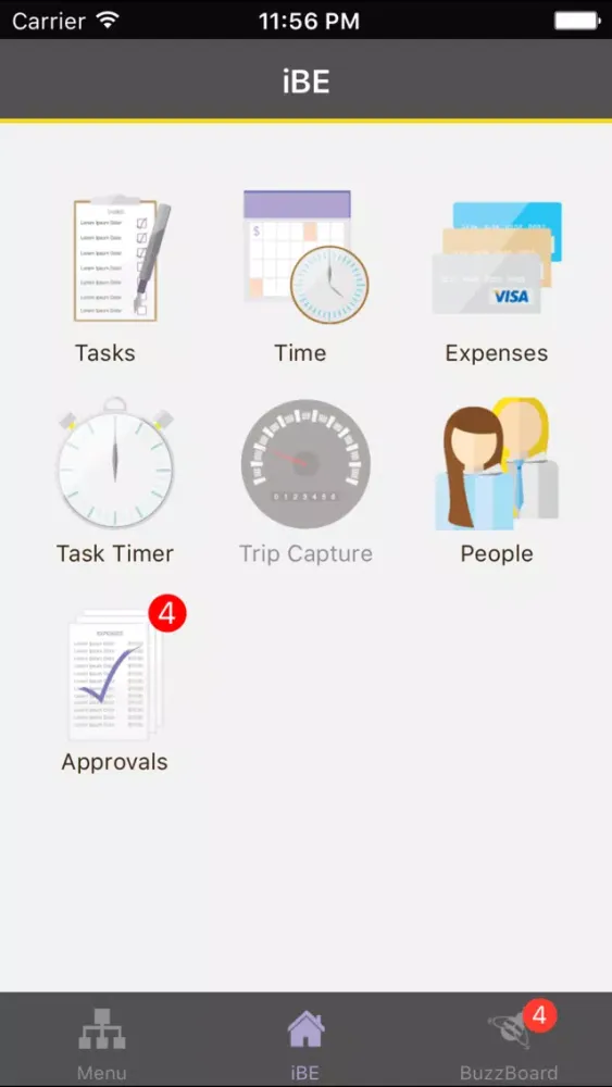 iBE : Time and Expense Tracker স্ক্রিনশট