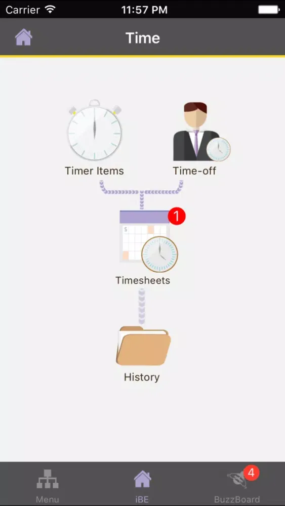 iBE : Time and Expense Tracker স্ক্রিনশট
