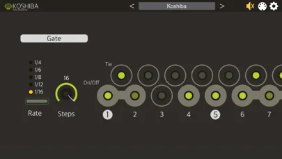Ảnh chụp màn hình của Koshiba - AUv3 Plug-in Effect