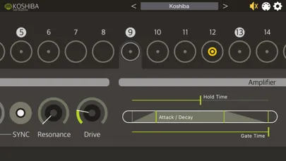 Ảnh chụp màn hình của Koshiba - AUv3 Plug-in Effect