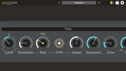 Ảnh chụp màn hình của Koshiba - AUv3 Plug-in Effect