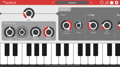 Laplace - AUv3 Plug-in Synth स्क्रीनशॉट