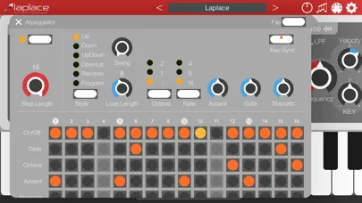 Laplace - AUv3 Plug-in Synth स्क्रीनशॉट