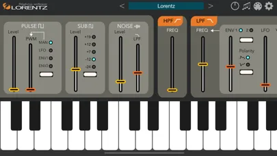 Lorentz - AUv3 Plug-in Synth سکرین شاٹس