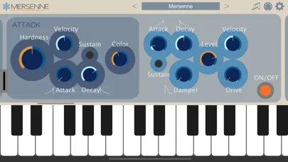 Mersenne - AUv3 Plug-in Synth 스크린샷
